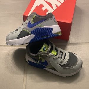 Grey, blue, green Nike Air Max